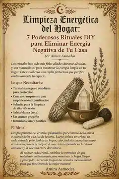 Limpieza Energética del Hogar: 7 Poderosos Rituales DIY para Eliminar Energía Negativa de Tu Casa Limpieza Energética del Hogar: 7 Poderosos Rituales DIY para Eliminar Energía Negativa de Tu Casa
