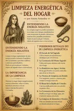 Limpieza Energética del Hogar: 7 Poderosos Rituales DIY para Eliminar Energía Negativa de Tu Casa Limpieza Energética del Hogar: 7 Poderosos Rituales DIY para Eliminar Energía Negativa de Tu Casa