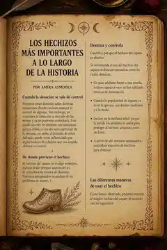 Los Hechizos Más Importantes a lo Largo de la Historia por Amira Asmodea
