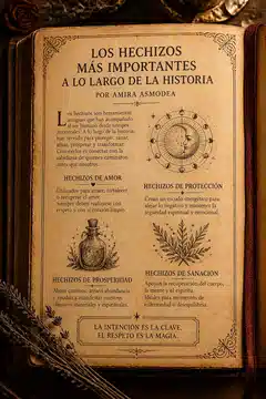 Los Hechizos Más Importantes a lo Largo de la Historia por Amira Asmodea