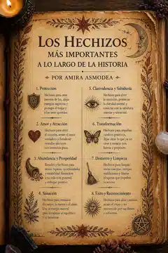 Los Hechizos Más Importantes a lo Largo de la Historia por Amira Asmodea