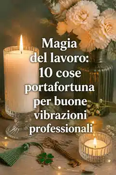 Magia del lavoro: 10 cose portafortuna per buone vibrazioni professionali