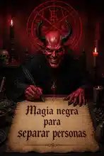 Magia negra para separar personas