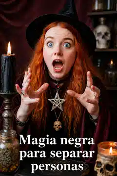 Magia negra para separar personas