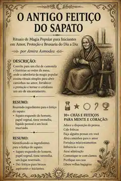 O Antigo Feitiço do Sapato: Rituais de Magia Popular para Iniciantes em Amor, Proteção e Bruxaria do Dia a Dia