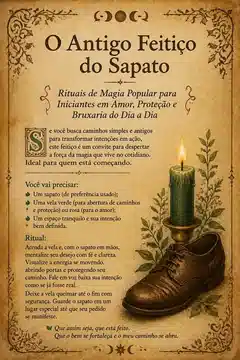 O Antigo Feitiço do Sapato: Rituais de Magia Popular para Iniciantes em Amor, Proteção e Bruxaria do Dia a Dia