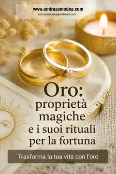 Oro: proprietà magiche e i suoi rituali per la fortuna