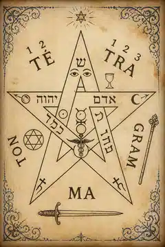 Pentacle. Signification du Tétragramme