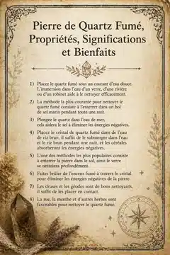 Pierre de Quartz Fumé, Propriétés, Significations et Bienfaits