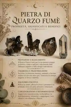 Pietra di Quarzo Fumè, Proprietà, Significati e Benefici