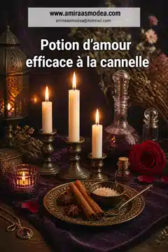 Potion d'amour efficace à la cannelle