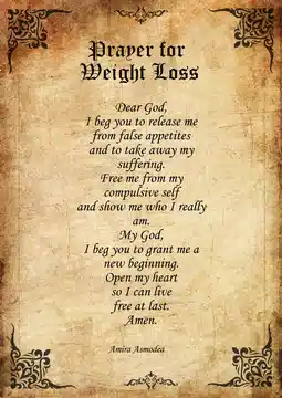 Prayer for Weight Loss
