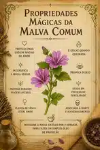 Propriedades Mágicas da Malva Comum