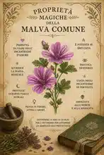 Proprietà magiche della Malva comune