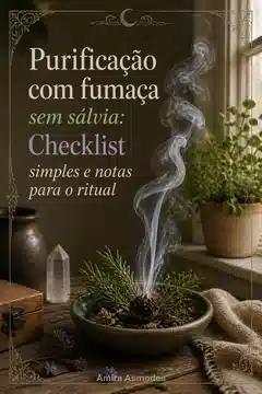 Purificação com fumaça sem sálvia: Checklist simples e notas para o ritual