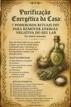 Purificação Energética da Casa: 7 Poderosos Rituais DIY para Remover Energia Negativa do Seu Lar Purificação Energética da Casa: 7 Poderosos Rituais DIY para Remover Energia Negativa do Seu Lar