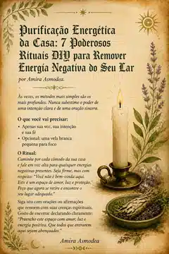 Purificação Energética da Casa: 7 Poderosos Rituais DIY para Remover Energia Negativa do Seu Lar Purificação Energética da Casa: 7 Poderosos Rituais DIY para Remover Energia Negativa do Seu Lar
