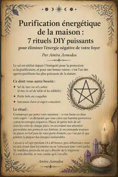 Purification énergétique de la maison : 7 rituels DIY puissants pour éliminer l'énergie négative de votre foyer Purification énergétique de la maison : 7 rituels DIY puissants pour éliminer l'énergie négative de votre foyer