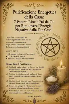 Purificazione Energetica della Casa: 7 Potenti Rituali Fai-da-Te per Rimuovere l'Energia Negativa dalla Tua Casa Purificazione Energetica della Casa: 7 Potenti Rituali Fai-da-Te per Rimuovere l'Energia Negativa dalla Tua Casa