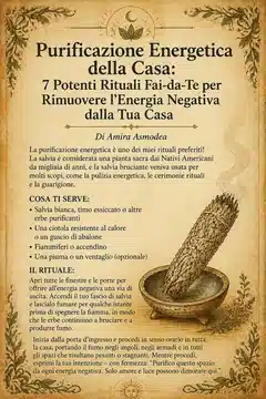 Purificazione Energetica della Casa: 7 Potenti Rituali Fai-da-Te per Rimuovere l'Energia Negativa dalla Tua Casa Purificazione Energetica della Casa: 7 Potenti Rituali Fai-da-Te per Rimuovere l'Energia Negativa dalla Tua Casa