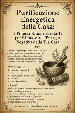 Purificazione Energetica della Casa: 7 Potenti Rituali Fai-da-Te per Rimuovere l'Energia Negativa dalla Tua Casa Purificazione Energetica della Casa: 7 Potenti Rituali Fai-da-Te per Rimuovere l'Energia Negativa dalla Tua Casa