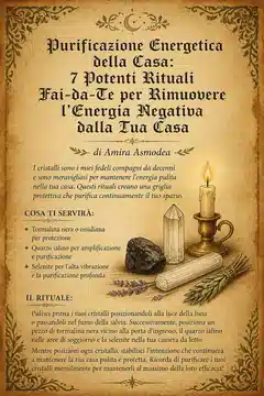 Purificazione Energetica della Casa: 7 Potenti Rituali Fai-da-Te per Rimuovere l'Energia Negativa dalla Tua Casa Purificazione Energetica della Casa: 7 Potenti Rituali Fai-da-Te per Rimuovere l'Energia Negativa dalla Tua Casa