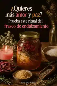 Cómo usar un frasco endulzante para atraer amor y armonía