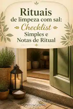 Rituais de limpeza com sal: Checklist Simples e Notas de Ritual