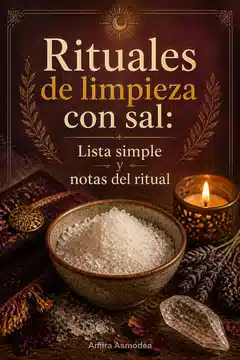 Rituales de limpieza con sal: Lista simple y notas del ritual