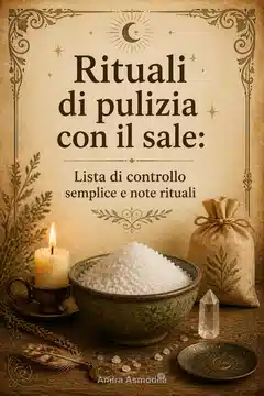 Rituali di pulizia con il sale: Lista di controllo semplice e note rituali