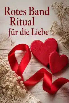 Red ribbon spell for Love Rotes Band Ritual für die Liebe