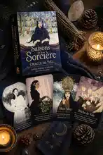Saisons de la Sorcière : Oracle de Yule : 44 cartes dorées et livre de 144 pages