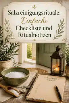 Salzreinigungsrituale: Einfache Checkliste und Ritualnotizen