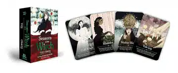 Seasons of the Witch: Yule Oracle: 44 gilded cards and 144-page book