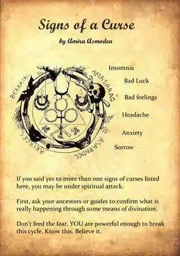 Signs of a Curse