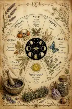 Sorcellerie Sauvage : Herboristerie Populaire, Magie de Jardin et Cueillette pour Sorts, Rituels et Remèdes