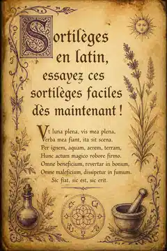Sortilèges en latin, essayez ces sortilèges faciles dès maintenant !