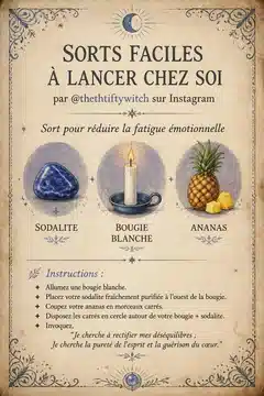 Sorts faciles à lancer chez soi par @thethtiftywitch sur Instagram