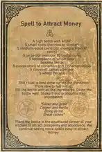 Spell to attract money fast