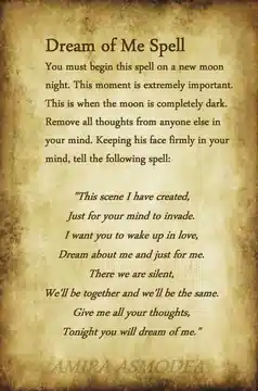 Spell To Make A Man Dream Of You