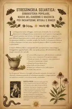 Stregoneria Selvatica: Erboristeria Popolare, Magia del Giardino e Raccolta per Incantesimi, Rituali e Rimedi