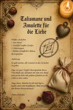 Talismane und Amulette für die Liebe