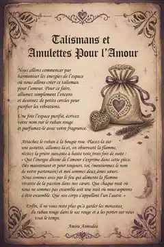 Talismans et Amulettes Pour l'Amour