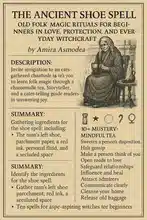 The Ancient Shoe Spell: Old Folk Magic Rituals for Beginners in Love, Protection, and Everyday Witchcraft