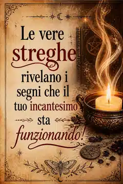 Le vere streghe rivelano i segni che il tuo incantesimo sta funzionando!