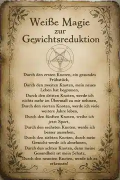Weiße Magie zur Gewichtsreduktion