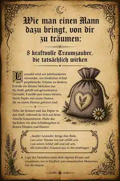 Wie man einen Mann dazu bringt, von dir zu träumen: 8 kraftvolle Traumzauber, die tatsächlich wirken