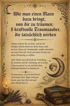 Wie man einen Mann dazu bringt, von dir zu träumen: 8 kraftvolle Traumzauber, die tatsächlich wirken