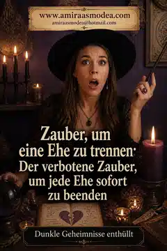 Zauber, um eine Ehe zu trennen Zauber, um eine Ehe zu trennen: Der verbotene Zauber, um jede Ehe sofort zu beenden