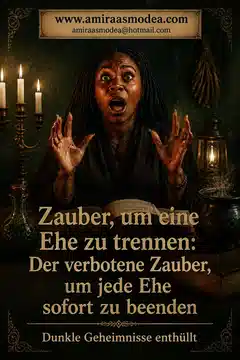Zauber, um eine Ehe zu trennen Zauber, um eine Ehe zu trennen: Der verbotene Zauber, um jede Ehe sofort zu beenden